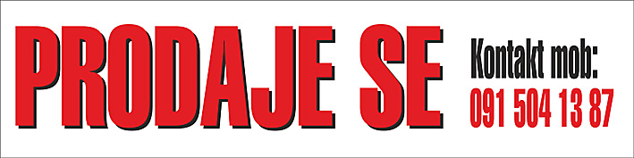 Prodaje se - 400 x 100 cm